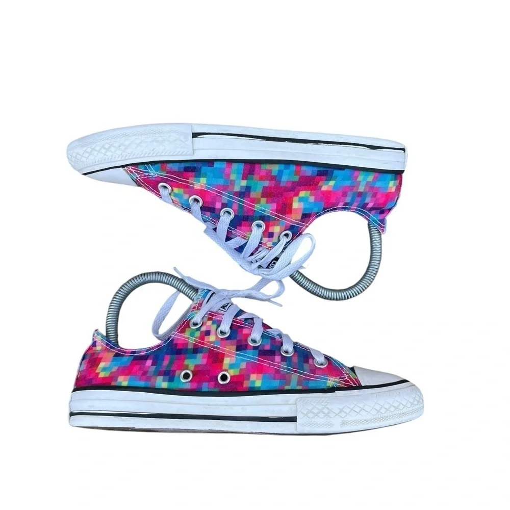 Converse All Star Pixel Low Top Sneakers Youth Size 2